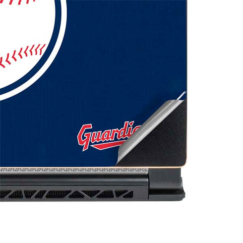 MLB Cleveland Guardians Split MSI GS65 Stealth Laptop Skin
