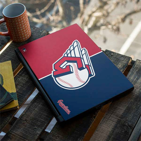 MLB Cleveland Guardians Split MSI GS65 Stealth Laptop Skin