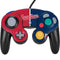 MLB Cleveland Guardians Split Nintendo GameCube Controller Skin