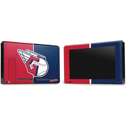 MLB Cleveland Guardians Split Nintendo Switch Bundle Skin