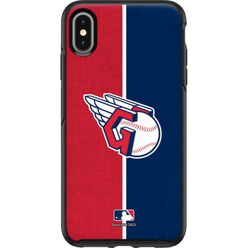 MLB Cleveland Guardians Split Otterbox Symmetry iPhone Skin