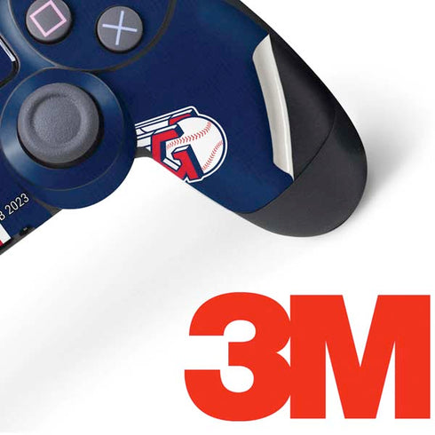 MLB Cleveland Guardians Split PS4 Controller Skin