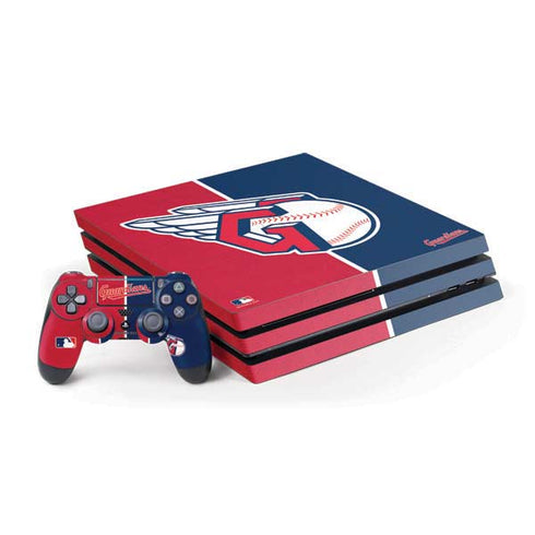 MLB Cleveland Guardians Split PS4 Pro Bundle Skin