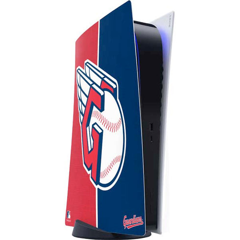 MLB Cleveland Guardians Split PS5 Digital Edition Console Skin