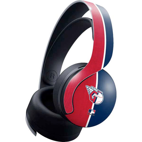 MLB Cleveland Guardians Split PULSE 3D Wireless Headset for PS5 Skin