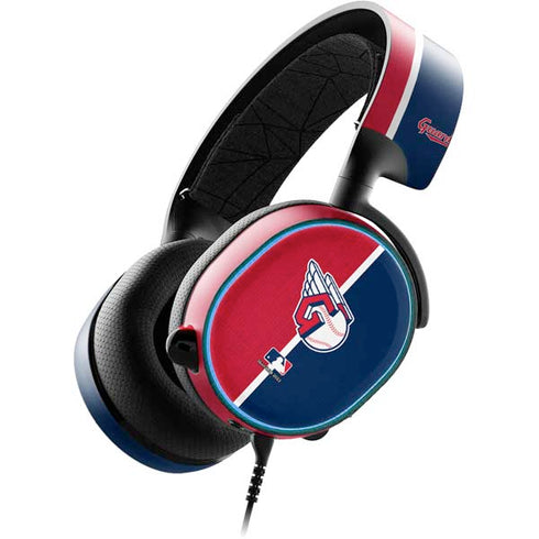 MLB Cleveland Guardians Split SteelSeries Arctis 3 Skin