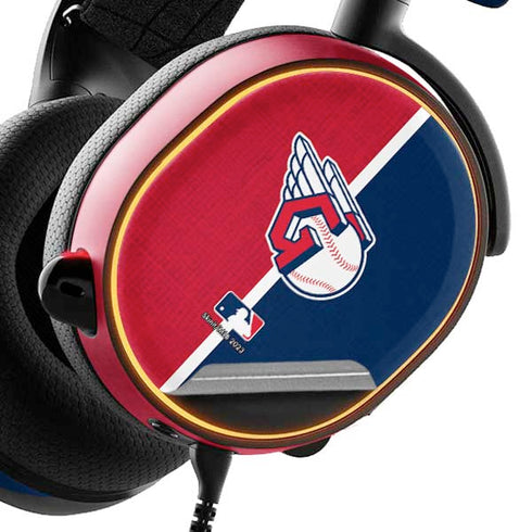 MLB Cleveland Guardians Split SteelSeries Arctis 3 Skin