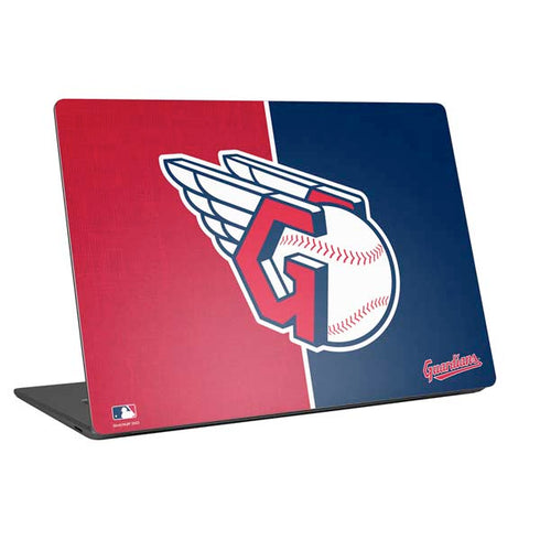 MLB Cleveland Guardians Split Universal Laptop 13in (10.6 x 7.6in) Skin