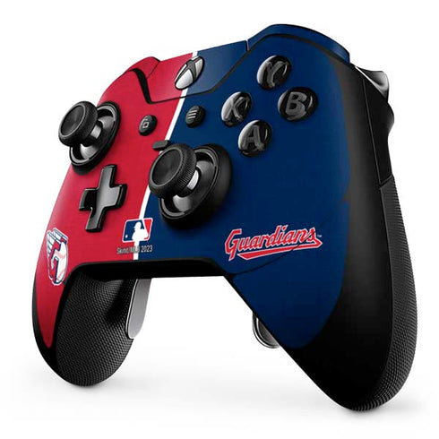 MLB Cleveland Guardians Split Xbox One Elite Controller Skin