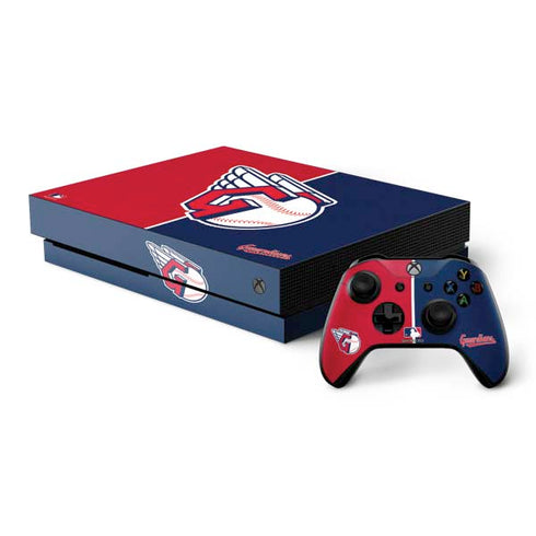 MLB Cleveland Guardians Split Xbox One X Bundle Skin