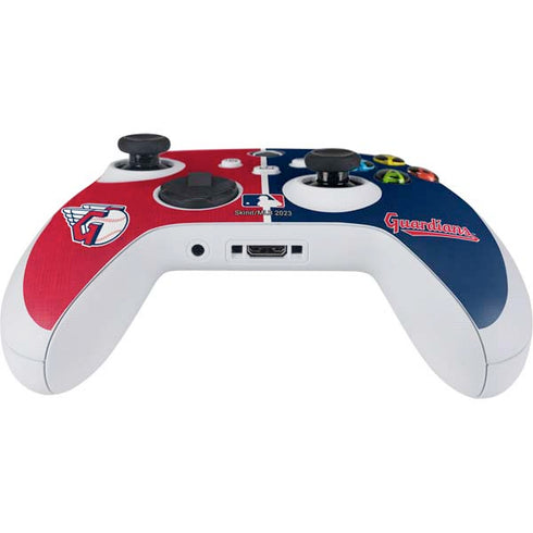 MLB Cleveland Guardians Split Xbox Series S Controller Skin