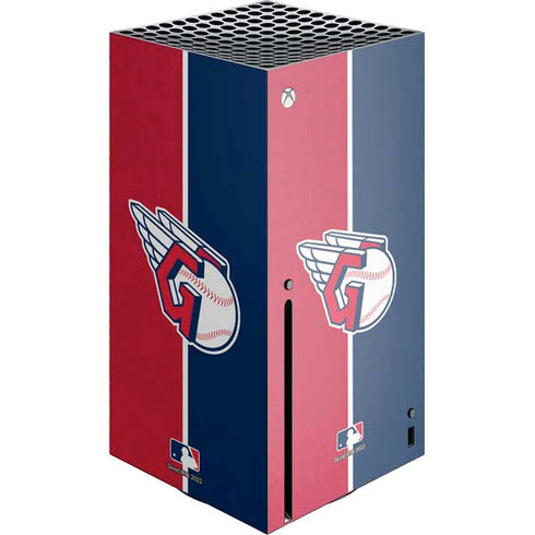 MLB Cleveland Guardians Split Xbox Series X Console Skin