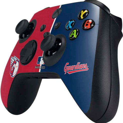 MLB Cleveland Guardians Split Xbox Series X Controller Skin