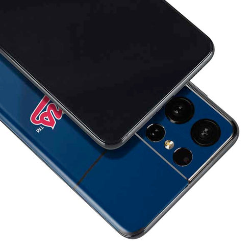 MLB Cleveland Guardians Alternate Road Jersey Galaxy S21 Ultra 5G Skin