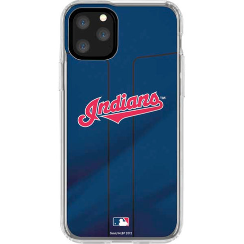 MLB Cleveland Guardians Alternate Road Jersey iPhone 11 Pro Clear Case