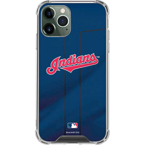 MLB Cleveland Guardians Alternate Road Jersey iPhone 11 Pro Max Clear Case