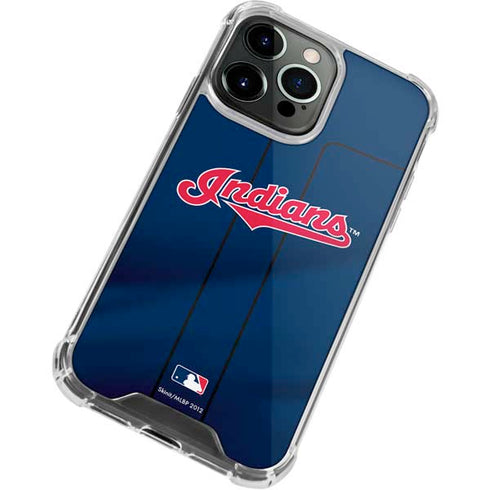 MLB Cleveland Guardians Alternate Road Jersey iPhone 13 Pro Clear Case