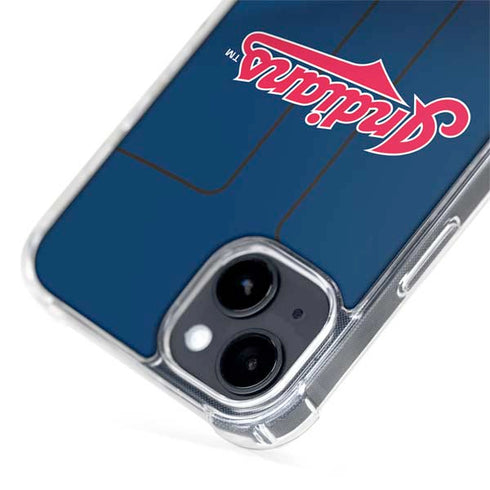 MLB Cleveland Guardians Alternate Road Jersey iPhone 14 Plus MagSafe Case
