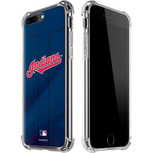 MLB Cleveland Guardians Alternate Road Jersey iPhone 7/8 Plus Clear Case