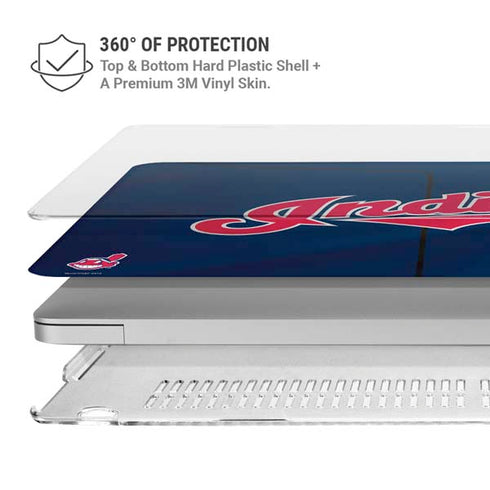 MLB Cleveland Guardians Alternate Road Jersey MacBook Air 13in M1 (2021) Case plus Skin