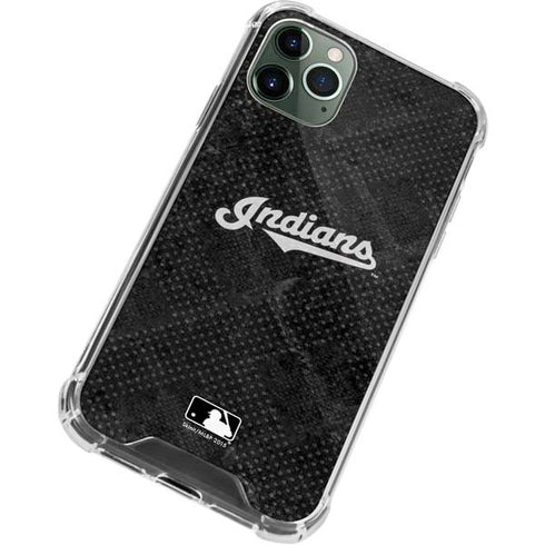 MLB Cleveland Guardians Dark Wash iPhone 12 Pro Clear Case