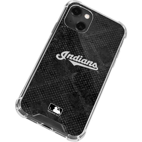 MLB Cleveland Guardians Dark Wash iPhone 13 Mini Clear Case