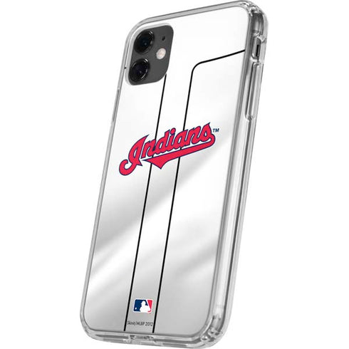 MLB Cleveland Guardians Home Jersey iPhone 11 Clear Case