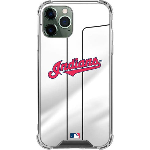 MLB Cleveland Guardians Home Jersey iPhone 11 Pro Max Clear Case