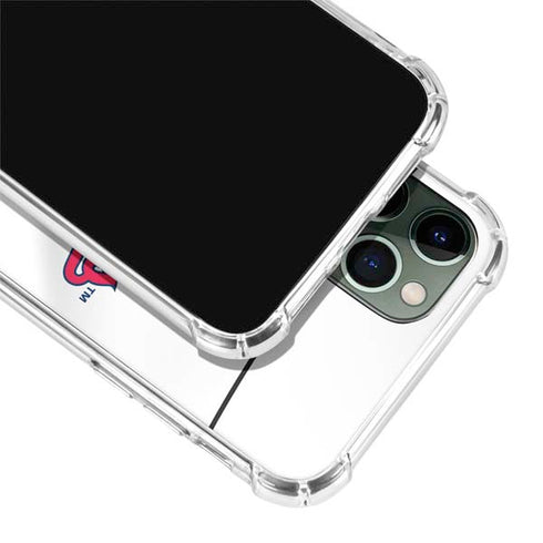 MLB Cleveland Guardians Home Jersey iPhone 11 Pro Max Clear Case