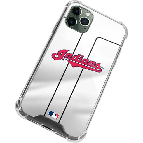 MLB Cleveland Guardians Home Jersey iPhone 11 Pro Max Clear Case