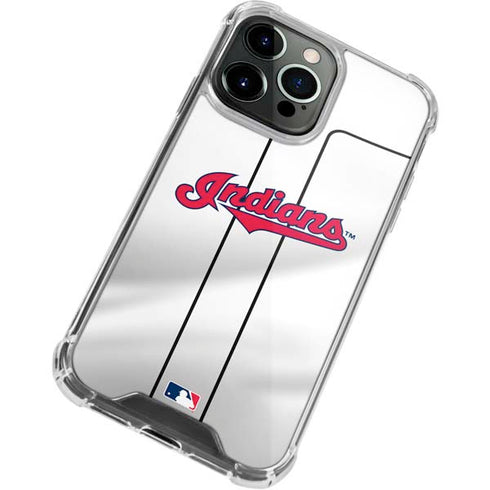 MLB Cleveland Guardians Home Jersey iPhone 13 Pro Clear Case