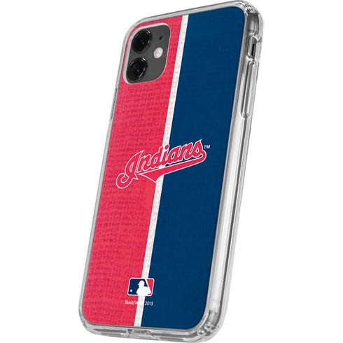 MLB Cleveland Guardians Split iPhone 11 Clear Case