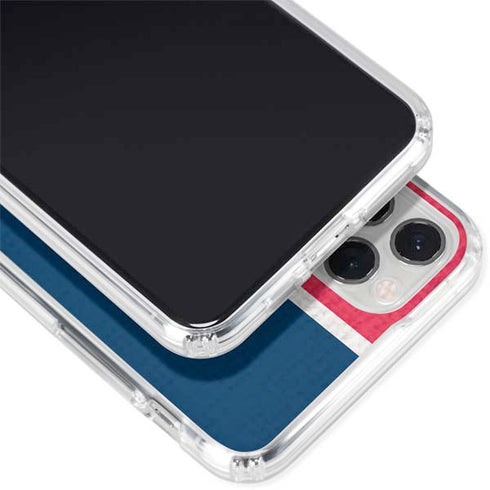 MLB Cleveland Guardians Split iPhone 11 Pro Clear Case