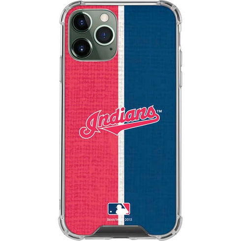 MLB Cleveland Guardians Split iPhone 11 Pro Max Clear Case