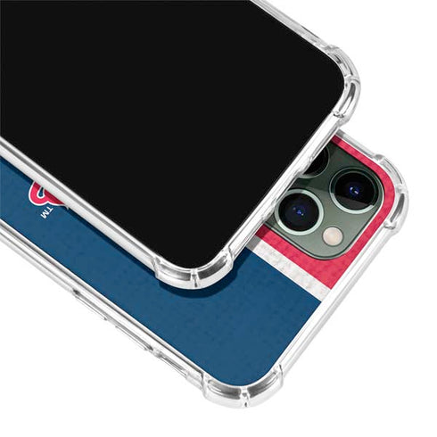 MLB Cleveland Guardians Split iPhone 11 Pro Max Clear Case