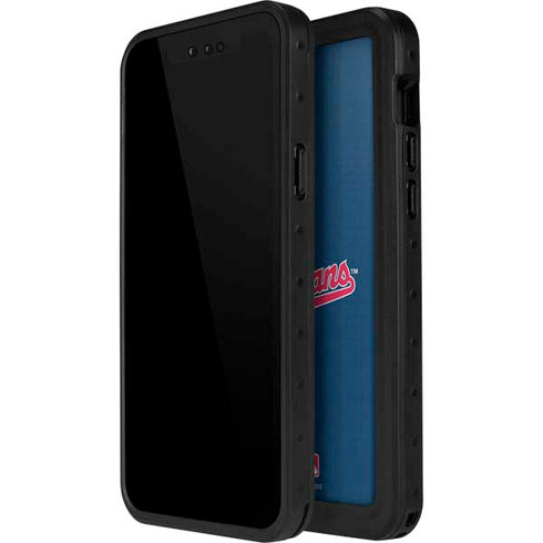 MLB Cleveland Guardians Split iPhone 12 Pro Waterproof Case