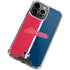 MLB Cleveland Guardians Split iPhone 14 Pro Clear Case