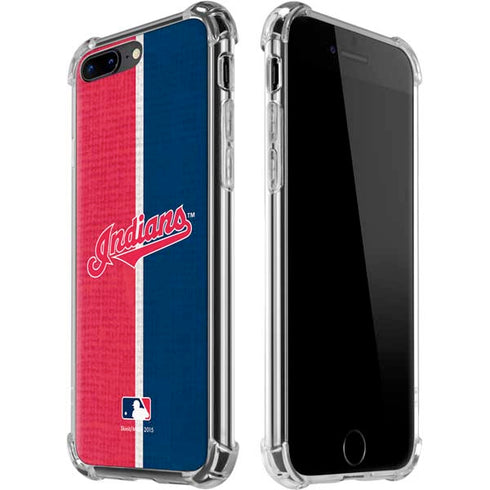 MLB Cleveland Guardians Split iPhone 7/8 Plus Clear Case
