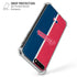 MLB Cleveland Guardians Split iPhone 7/8 Plus Clear Case