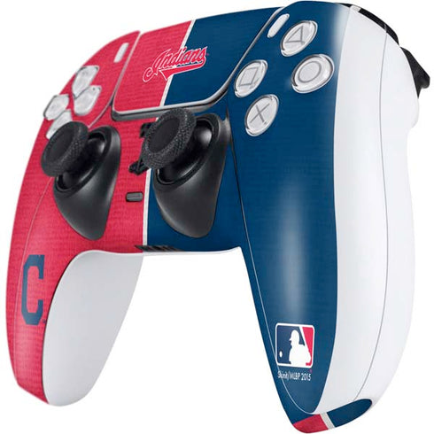 MLB Cleveland Guardians Split PS5 Controller Skin