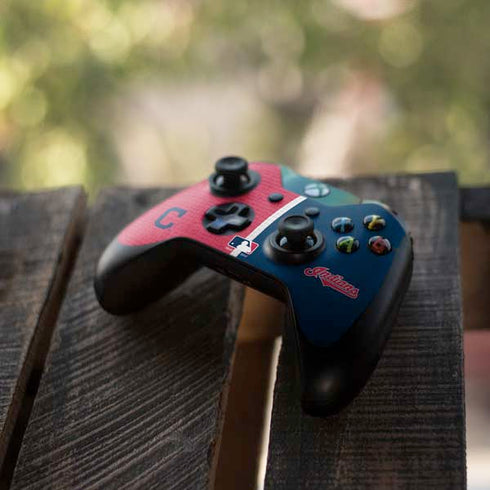 MLB Cleveland Guardians Split Xbox One Controller Skin
