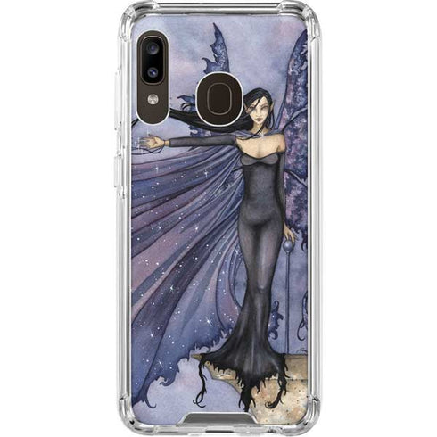Amy Brown Cloak of Stars Galaxy A30 Clear Case