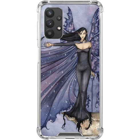 Amy Brown Cloak of Stars Galaxy A32 5G Clear Case