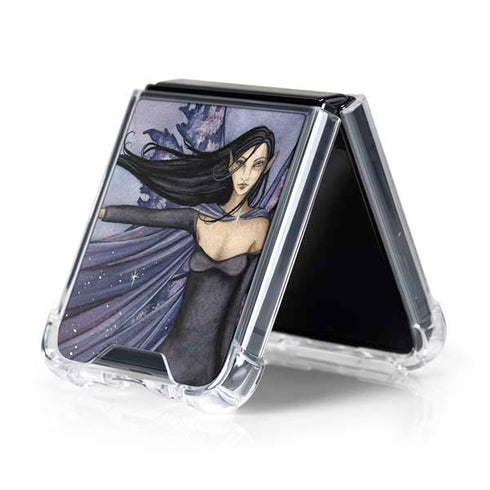 Cloak of Stars by Amy Brown Galaxy Z Flip5 5G Clear Case