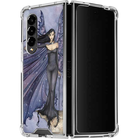 Amy Brown Cloak of Stars Galaxy Z Fold4 5G Clear Case