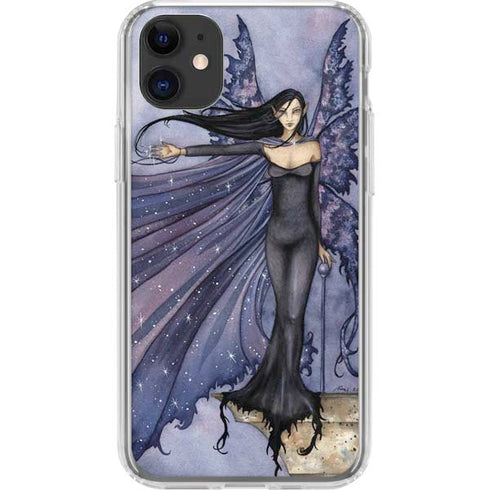 Cloak of Stars by Amy Brown iPhone 11 Clear Case