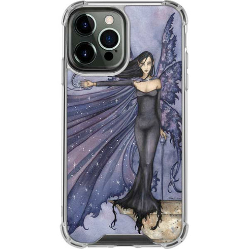 Amy Brown Cloak of Stars iPhone 14 Pro Max Clear Case