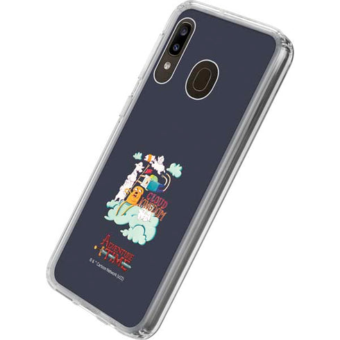 Adult Swim Adventure Time Cloud Kingdom Galaxy A20 Clear Case