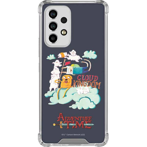 Adult Swim Adventure Time Cloud Kingdom Galaxy A53 5G Clear Case