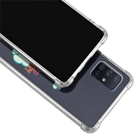 Adult Swim Adventure Time Cloud Kingdom Galaxy A71 5G Clear Case